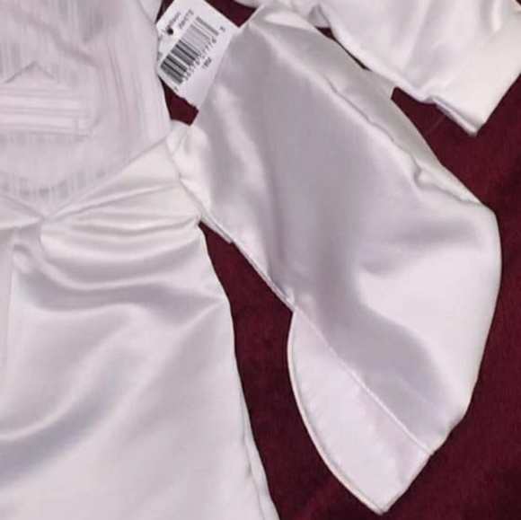 New Lauren Madison Boys Satin Suit with Hat Sz 18m - Picture 4 of 4